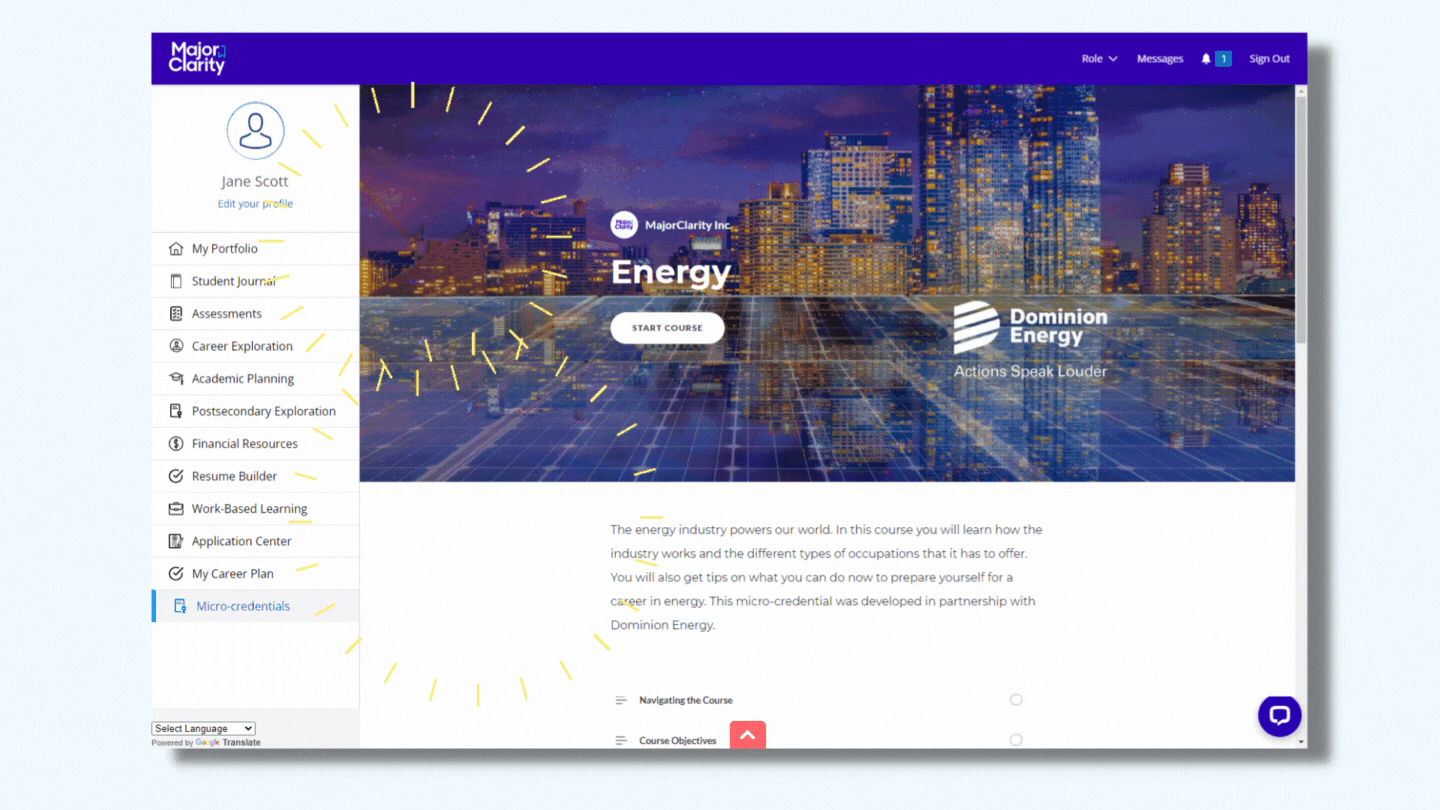 Energy Micro-credential GIF